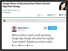 Google warns upcoming exact math domains